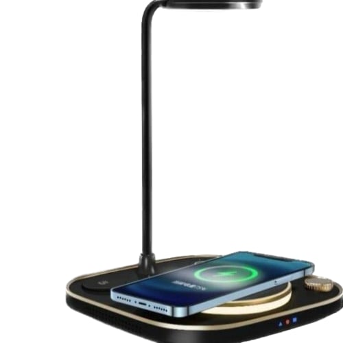 منصة شحن لاسلكي 3 في 1 مع إنارة من جيبل 15 واط منف...