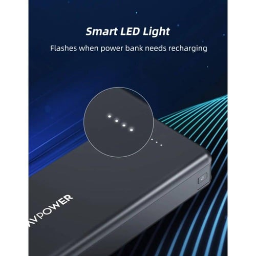 باور بانك راف باور بسعة 20,000 ملي امبير بقوة 15 و...