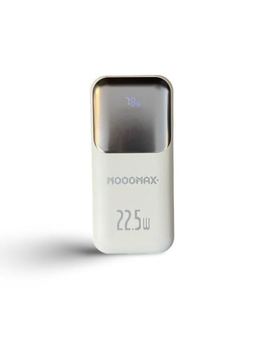 باور بانك بسعة 10,000 مللي امبير بمنفذ USB-A ومنفذ...