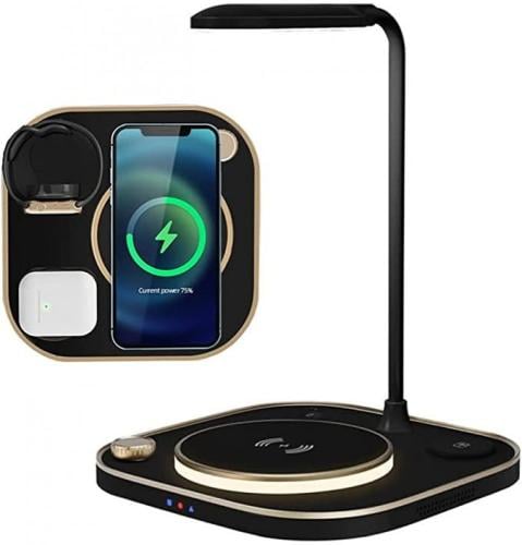 منصة شحن لاسلكي 3 في 1 مع إنارة من جيبل 15 واط منف...