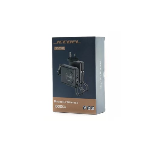 JEEBEL - ا 5 في 1باور بانك وشاحن جداري ولاسلكي عال...