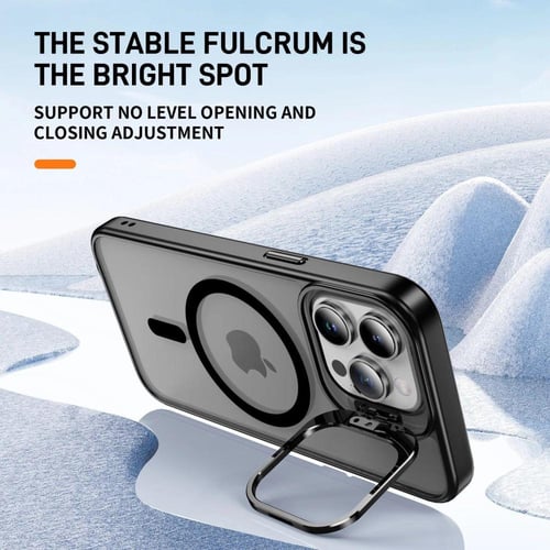 كفر ماج سيف مع استاند ايفون 15 مع حامي عدسات