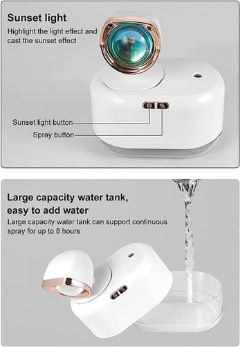 فواحة عطرية بضوء غروب الشمس