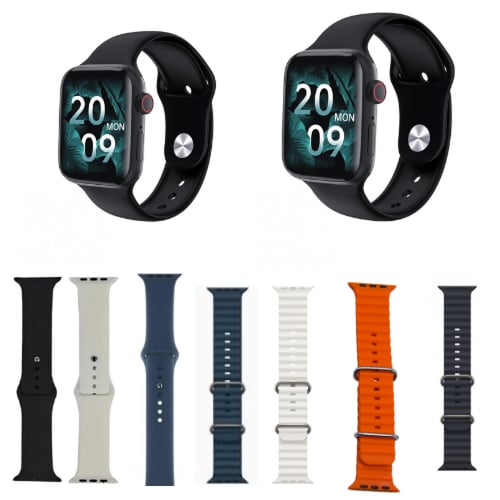 بكج ستة قطع : ساعة شبيهة ابل مقاس 45 الإصدار الساب...