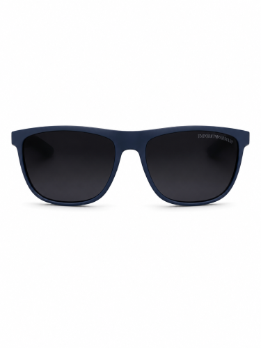 نظارة شمسية رجالية إمبوريو أرماني إطار مربع أزرق | Emporio Armani Men's Square Blue Sunglasses