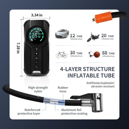 بطارية متنقلة 6000ملي امبير مدمجة باشتراك للسيارة...