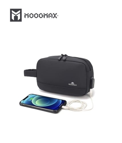 بكج شنطة يد و كيبل يو اس بي لايتنج جلد 1 متر و كيب...