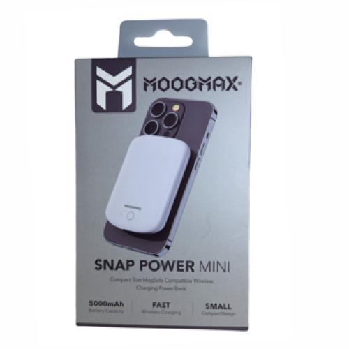 MOOGMAX - باور بانك لاسلكي صغير 5000M