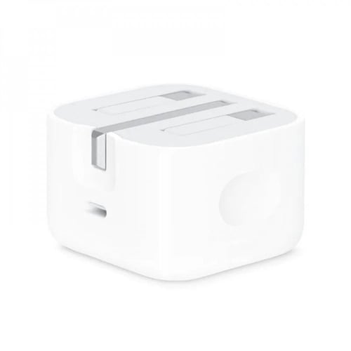 راس شاحن ايفون بقوة 20 واط -لون ابيض