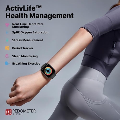 xWatch-TF2: ساعة ActivLife الذكية بشاشة 2.01 بوصة...