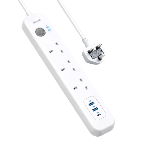 انكر باور اكستيند توصيلة كهربائية ب 3 مخارج + مخرج...