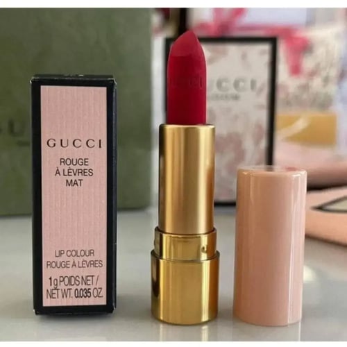 مجموعة قوتشي (٤ قطع ) اصليه - (شنطة، ماسكارا ، مرا...