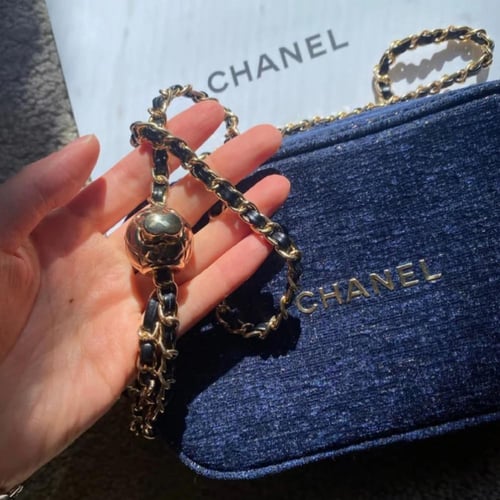 Chanel Navy & Gold Bag
