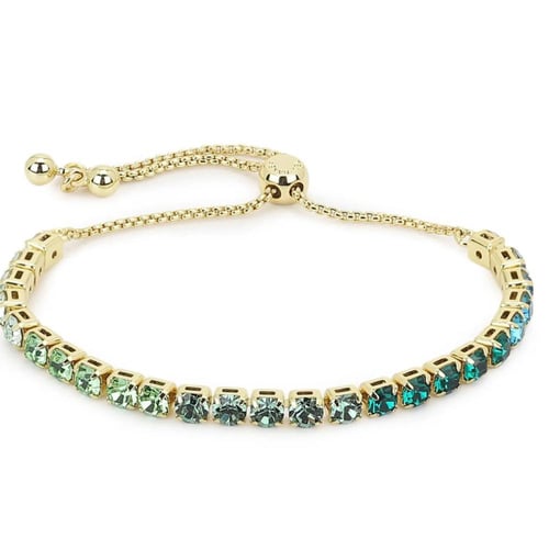 Ted Baker Gold Tone/blue Rainbow MELRAH: Crystal A...