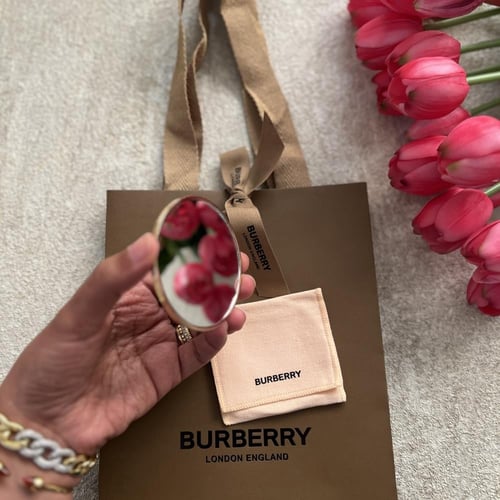 10 توزيعات من مرايا بربري الاصلي قولد مع كيسها الق...