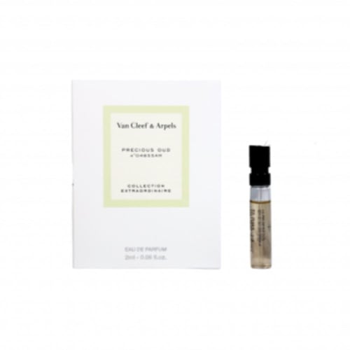 علبة مرايا رمادي مع عطر فان كليف باتشولي امبوله