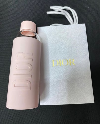 Dior Pink Glass Bottles