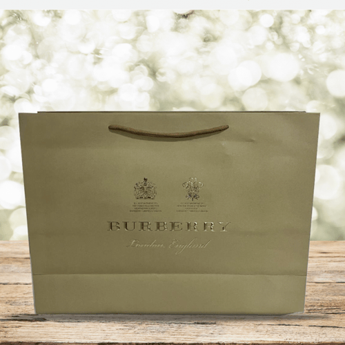 شنطة بربري جلد بيج BURBERRY Biege Leather Pouch