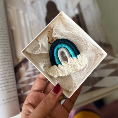 10 ميدالية مفاتيح بشكل قوس الالوان