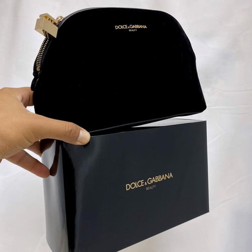 شنطة دولتشي اند غبانا المخملية مع علبة و كيس