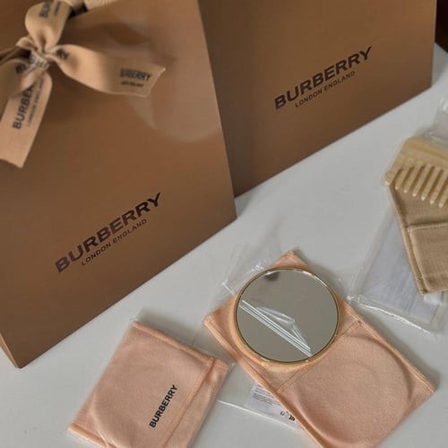 10 توزيعات من مرايا بربري الاصلي قولد مع كيسها الق...