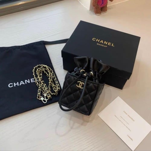 شانيل اصلية Chanel Timeless Drawstring Mini Lamb