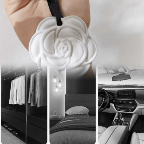 10 فواحة عطريه حجريه مع عطر زيتي (حجر معطر)- مع شع...