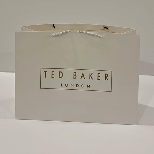 كيس تيد بيكر الطباعه - ابيض