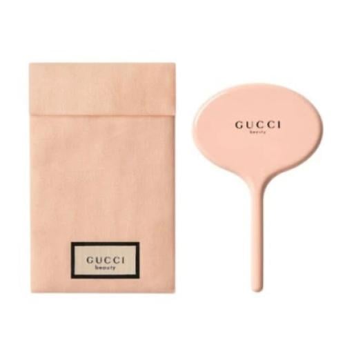 10 توزيعات من مرايا قوتشي ورديه مع حافظة قماشية -...