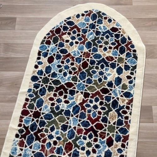 طقم سجادة صلاة مِحْارب كشميري مع إحرام صلاة سحاب (...