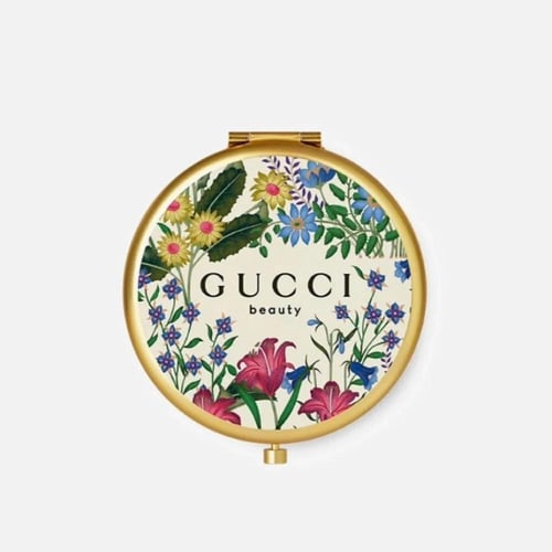 10 مرايا قوتشي فلورا الانيقة مع حافظة قماشية - اضا...