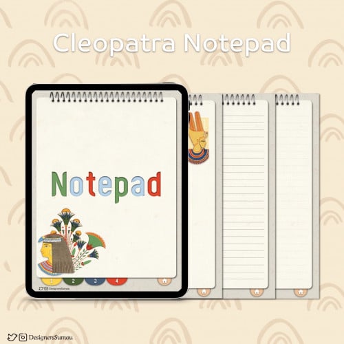 Cleopatra Notepad