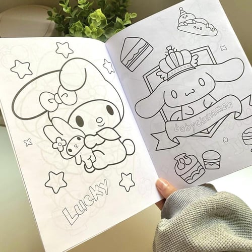 دفتر تلوين سانريو