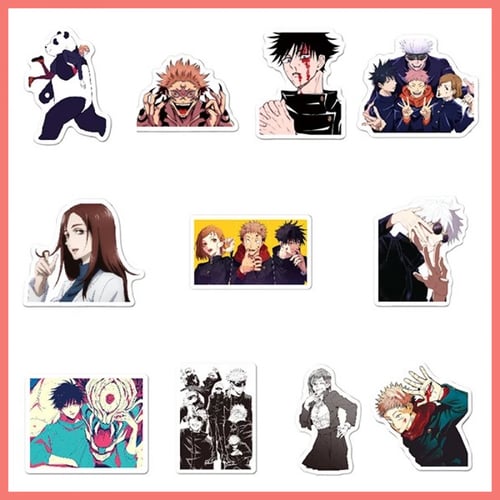 ستيكرز جوجوتسو كايسن ( 10 حبات )