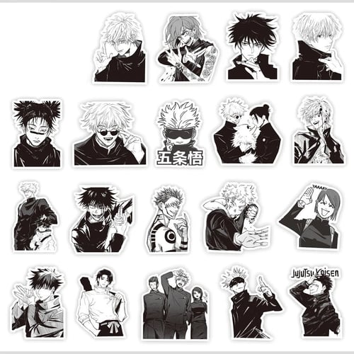 ستيكرز جوجوتسو كايزن (10 حبات)