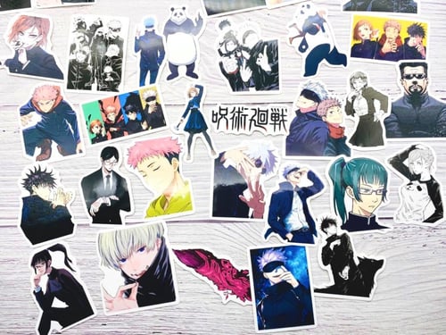 ستيكرز جوجوتسو كايسن ( 10 حبات )