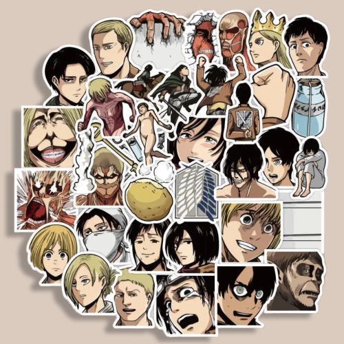 ستيكرز هجوم العمالقة (40 حبة)