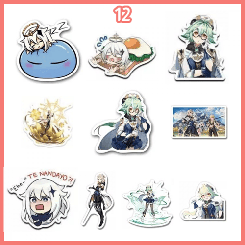 ستيكرز قنشن امباكت ( 10 حبات )