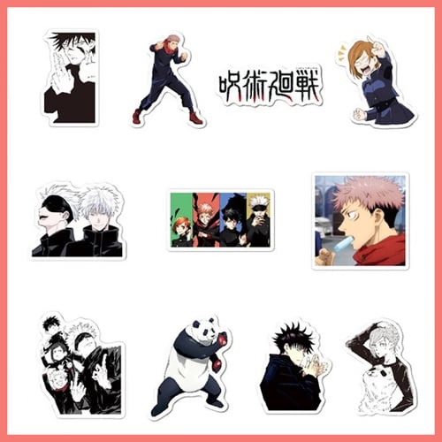ستيكرز جوجوتسو كايسن ( 10 حبات )