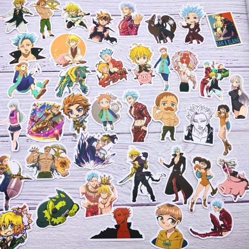 ستيكرز الخطايا السبع المميتة (10 حبات)