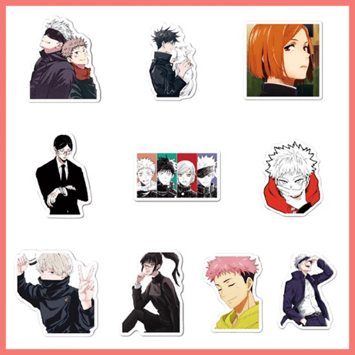 ستيكرز جوجوتسو كايسن ( 10 حبات )