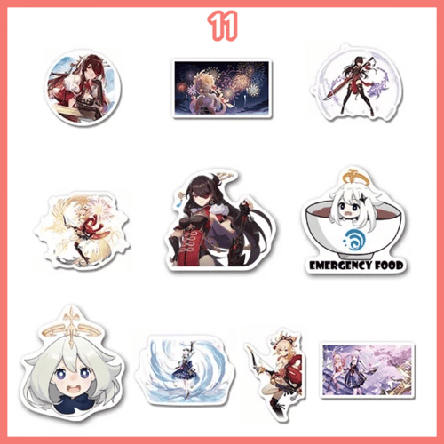 ستيكرز قنشن امباكت ( 10 حبات )