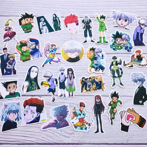 ستيكرز هنترxهنتر (10 حبات)