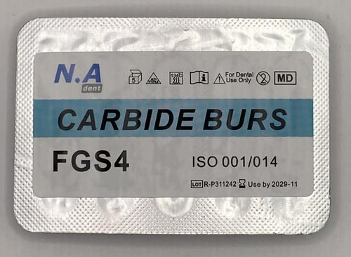 Round Carbide burs 5 pcs/blister