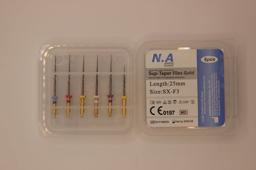 N.A Rotary Files Sup Taper Gold