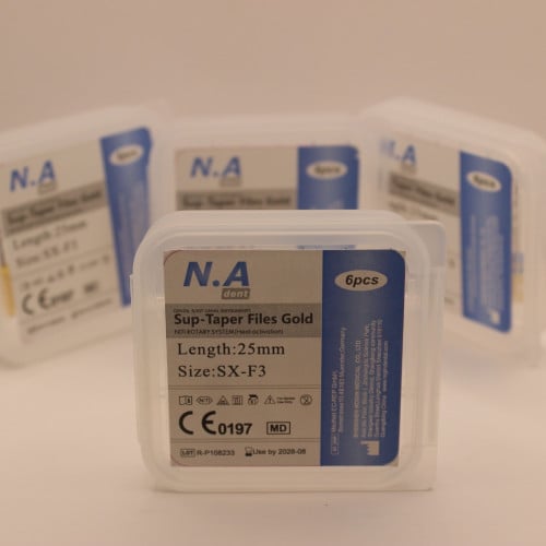 N.A Rotary Files Sup Taper Gold