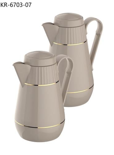 طقم ترامس شاي وقهوة 1لتر و 0.7 لتر سادة KR-6703