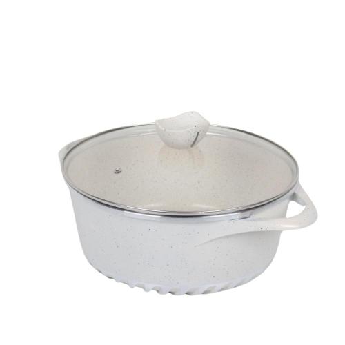 قدر طهي عالي الجودة 28 سم قاعدة 5 ملي