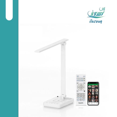 مصباح مكتبي اضاءة LED مع سماعة القرآن الكريم وشاحن...