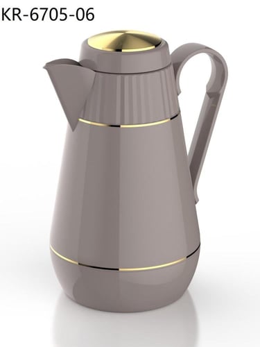 ترمس شاي وقهوة لتر ذهبي KR-6705